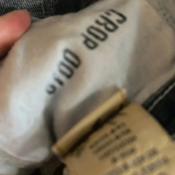 7 for all mankind Medium Wash Cropped Dojo Jeans Size 27 - Picture 9 of 9